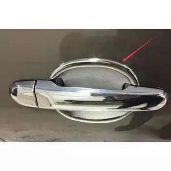 Хромированная дверная ручка из АБС-пластика, накладка для Nissan X-Trail X Trail T31 08 09 10 11 12 2008 2009 2010 2011 2012