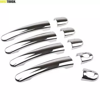 Хромированная дверная ручка, защитное покрытие, накладка для Vw Passat Golf Mk4 Polo Jetta Skoda Octavia Fabia Superb Seat Ibiza