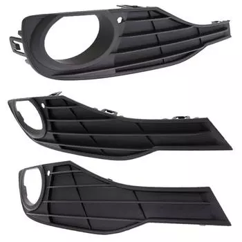 Хромированная крышка противотуманной фары, замена 51117255366/ 51117255365, нижняя решетка, рамка противотуманной фары, подходит для BMW 320i 12-15 328d 14 15 left