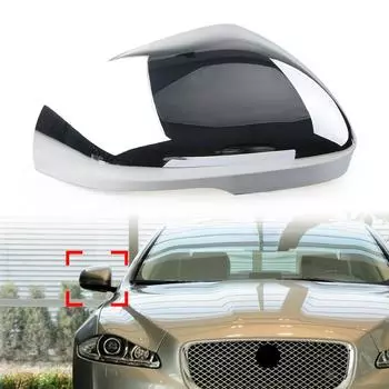 Хромированная крышка зеркала заднего вида автомобиля для Jaguar XF XFR XFR-S XJ XJR XK XKR XKR-S XE 2010 2011 2012 2013 2014 2015 Right Side
