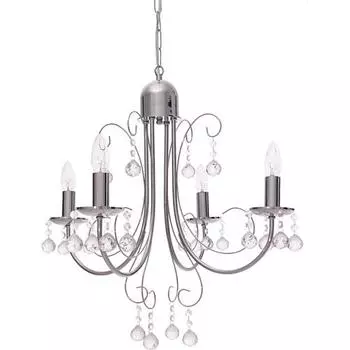 Хромированная люстра Umur Lighting Lora из 4 предметов