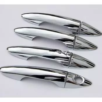 Хромированная накладка на дверную ручку для Hyundai Solaris Verna i25 Accent Grand Avega 2011 2012 2013 2014 2015 2016 автомобиля
