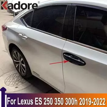 Хромированная накладка на ручку внешней боковой двери для Lexus ES 250 350 300h 2022, украшение для стайлинга автомобиля ABS Chrome