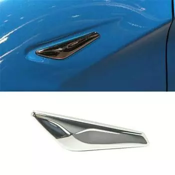 Хромированная накладка переднего левого крыла # 51117338569 Для Bmw X3 X4 F25 F26