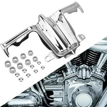 Хромированная накладка толкателя/блока подъемника для Harley Twin Cam 00-17 Touring Electra Glide Dyna Fat Bob Breakout