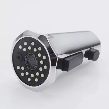 Хромированная насадка для душа для кухонной мойки, сменный выдвижной излив, насадка для душа, 3 функции