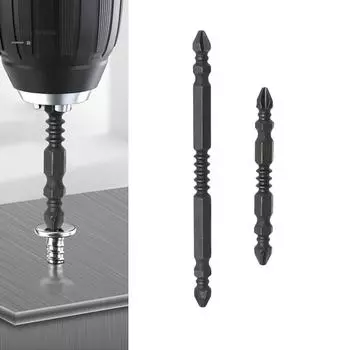 Хромированная отвертка, отвертка с двойной головкой