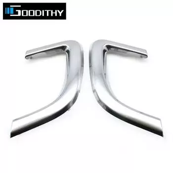 Хромированная передняя задняя левая правая внутренняя дверная ручка, замена накладки вокруг крышки для Land Rover Discovery 2015- Black Left