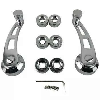Хромированная рукоятка стеклоподъемника из кованого алюминия 4-1/4 для Chevy Ford Chrysler