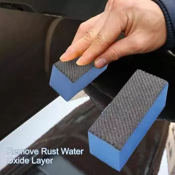 Хромированная восстанавливающая износостойкая подушечка, универсальная трудосберегающая губка без царапин, многоразовая чистка автомобиля от ржавчины