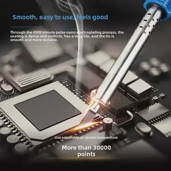 Хромированное паяльное жало Jinruikang мощностью 60 Вт, заостренное, с внешним нагревом, совместимо с паяльниками мощностью 30 Вт, 40 Вт.