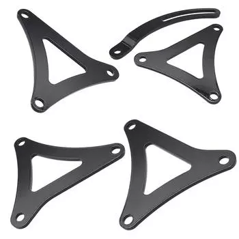 Хромированные кронштейны генератора, сменный комплект кронштейнов генератора для двигателя Dodge Chrysler 383 440 белый