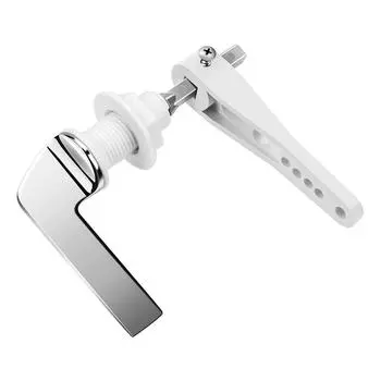 Хромированные металлические фитинги для унитаза с ручкой для смыва 10,5 см x 9,5 см