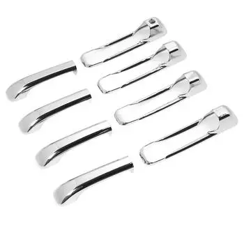 Хромированные накладки на дверные ручки, глянцевые стильные внешние дверные ручки, комплект отделки для 1500 2500 3500 2009 t