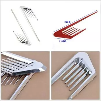 Хромированные серебристые автомобильные крылья, боковая наклейка на крышку воздухозаборника с ложным вентиляционным отверстием серебряный