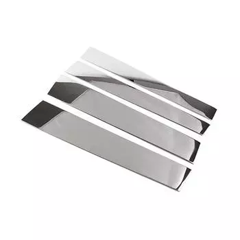 Хромированные стойки для дверных окон, стойки, накладка, автомобильные аксессуары для Toyota Tundra Crew Max Cab/Double Cab 2007-2018 2019 2020 2021