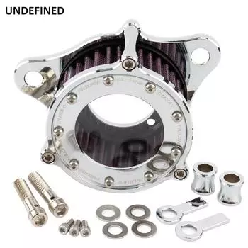 Хромированный мотоциклетный воздушный фильтр, очиститель впускной системы, комплект для Harley Sportster XL883 XL1200 Iron 883 48 72 Seventy Two Chrome