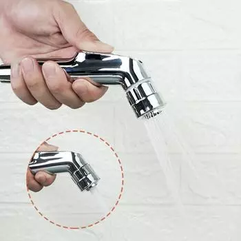 Хромированный полированный 2-функциональный ручной биде-распылитель для душа ABS-распылитель для туалета, тканевый подгузник, распылители для биде, душевой распылитель Shattaf