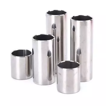 Хромированный слайдер для блюзовой гитары Полированный слайдер для электрогитары 60mm серебряный