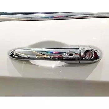 Хромированный стиль для Jeep Cherokee KL 2014-2020 Хромированная внешняя дверная ручка, крышка дверной чаши, молдинг, отделка