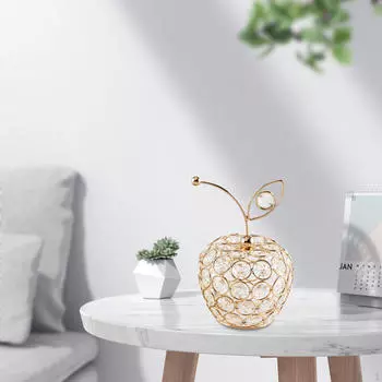 Хрустальная фруктовая статуя, художественная ремесленная фигурка для украшения столовой на столе Pineapples