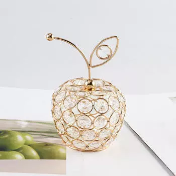 Хрустальная фруктовая статуя, металлические коллекционные скульптуры ручной работы для гостиной, вечерние, книжная полка, крыльцо Pineapples