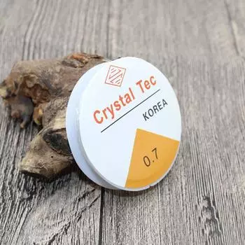 Хрустальная нить 0,5-1 мм, популярные прозрачные бусины, стрейч-нитка для браслетов, ювелирных аксессуаров, эластичная нить, горячая распродажа, ожерелье высокого качества, круглые бусины 0.7mmx8m