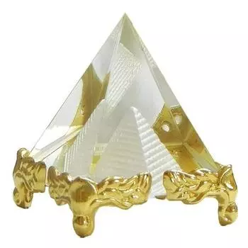 Хрустальная стеклянная пирамида Васту Фэн Шуй для положительной энергии, коррекции Васту, духов, успеха, удачи и процветания.