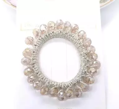 Хрустальная жемчужная резинка для волос, браслет, высокая эластичность, скранчи, прическа пучок, хвост, резинка, скранчи, женщина, банты оптом, девочка