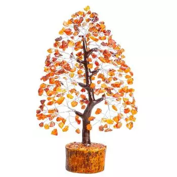 Хрустальное дерево удачи, украшение для домашнего декора, драгоценные камни, бонсай, денежное дерево удачи, украшение, подарочный предмет