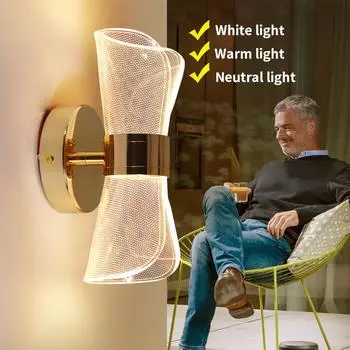 Хрустальные настенные лампы, бра, люстры, домашний свет 50-Horn light золотой