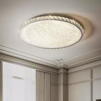 Хрустальные потолочные светильники Современные лампы Luminaria Круглые хрустальные светильники для спальни, гостиной, сверхтонкий потолок Diameter -22cm