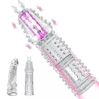 Хрустальные презервативы для пениса для мужчин, силиконовый презерватив с удлинителем для пары M