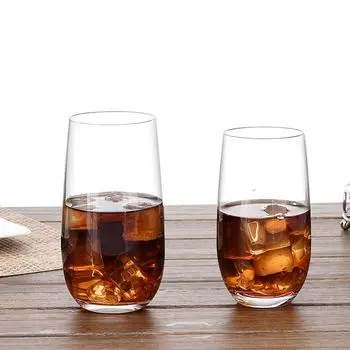 Хрустальные стаканы Highball, питьевые стаканы, прозрачные высокие стаканы для воды, стаканы для напитков, мохито, стеклянная посуда для сока, смешанных напитков 401-500ml