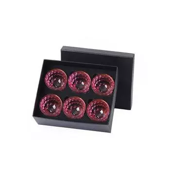 Хрустальный чайный набор Кунг-фу, Высококлассный, легкая роскошь, бытовой чайный набор, подарочная коробка к Празднику середины осени, подарки в наличии. 100ml