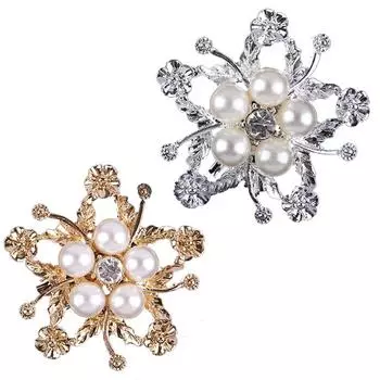 Хрустальный камень, искусственный жемчуг, цветок, брошь, брошь, букет, свадебные украшения серебряный