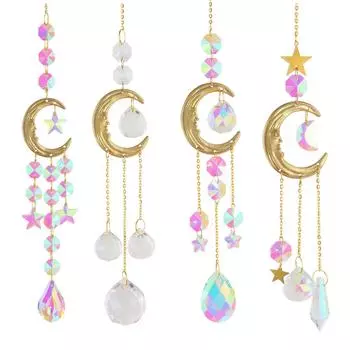 Хрустальный колокольчик ветра, Ловец Солнца, создатель радуги, креативный, нежный для вечеринки в честь Windows D