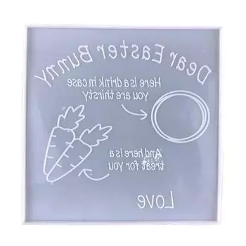 Хрустальный поднос, форма для эпоксидной смолы, прямоугольная подставка для сервировки тарелки, силиконовая форма «сделай сам»