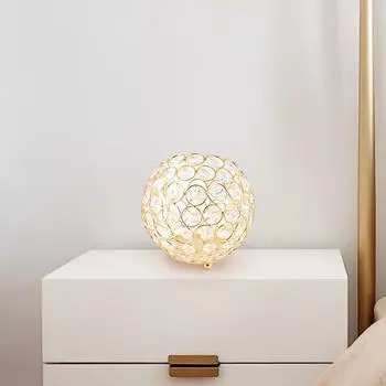 Хрустальный подсвечник, абажур, антикварный полый прикроватный светильник с зажимом на потолке