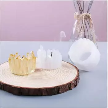 Хрустальный ящик для хранения эпоксидной смолы, креативная ручная работа, смоляная форма, инструмент для изготовления украшений, подсвечник, силиконовая форма, аксессуары