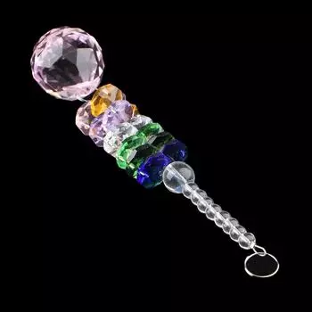 Хрустальный Радужный Шар Подвеска Призмы Подвесной Декор 3