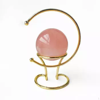 Хрустальный шар металлический держатель кронштейн подарки на день рождения домашний декор устойчивые сферы основание золотой