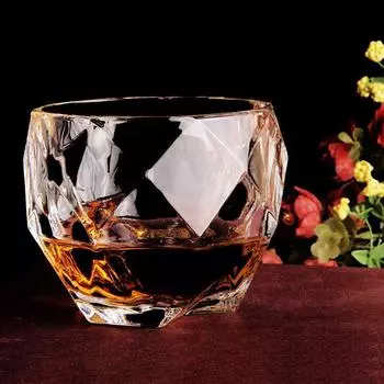 Хрустальный стакан для виски, для домашнего бара, пива, воды и бокалов для вечеринок и свадеб, подарочная посуда для напитков 280-300ml