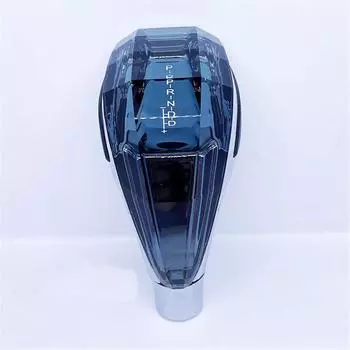 Хрустальный светодиодный рычаг переключения передач с сенсорным управлением, дышащий свет, с USB-зарядным устройством, логотип VIP