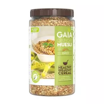 Хрустящие мюсли диетические (1 кг), Crunchy Muesli Diet, Gaia