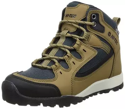 HT HK044 Aoraki Trek WP Hiking Breathable and Size 2E Hi-Tec Shoes, Waterproof, Khaki, 23.0 cm,