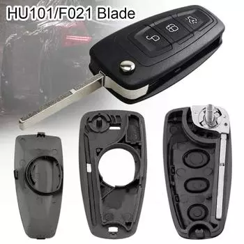 HU101/F021 Blade Remote Key Shell 2/3 кнопки Дистанционный брелок Чехол для автомобильного ключа для Ford Focus Fiesta