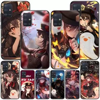 Чехол Hu Tao Genshin Impact для Samsung Galaxy A53 A14 A12 A54 A24 A22 A41 A52 A21s A22 A31 A33 A51 A11 A13 A32 TPU чехол для телефона Samsung A21