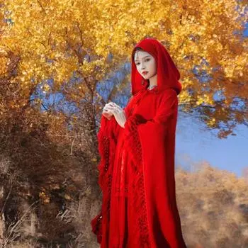 Ху Янлинь Фото Одежда Пустыня Синьцзян Шаль Туризм Red S