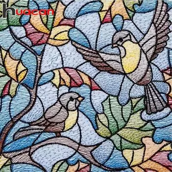HUACAN 3D DIY Алмазная картина животных Алмазная вышивка крестиком Алмазная вышивка птицы полная краска с бриллиантом Full Square 20*20 cm